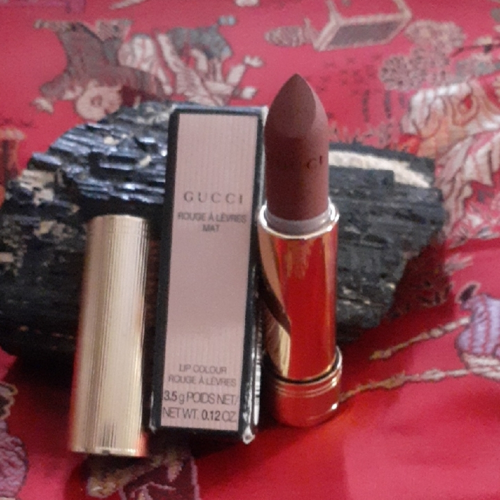 Gucci Rouge à Lèvres Mat Lipstick - Deep Brown
